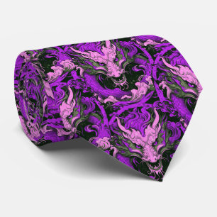 Lila China Dragons Slips