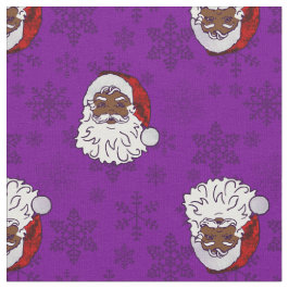 lila christmas Black snöflingor Tyg