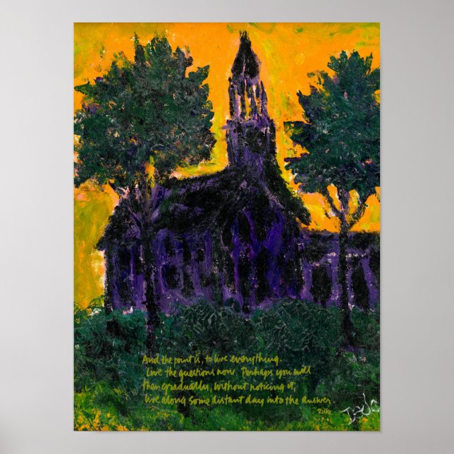 Lila Church Poster (Framsidan)