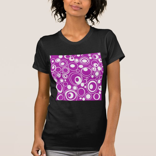 Lila Circles Tee Shirt (Framsida)