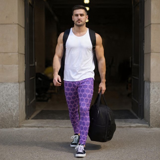Lila Cirklar Leggings (Skapare uppladdad)