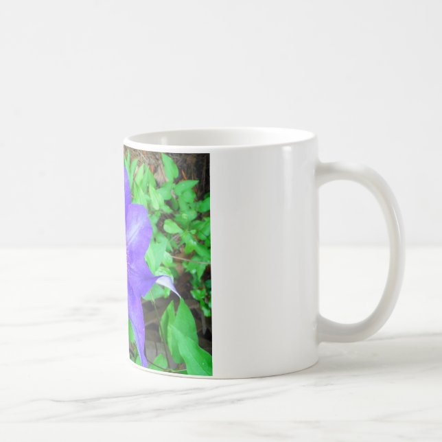 Lila Clematis Flower Kaffemugg (Höger)