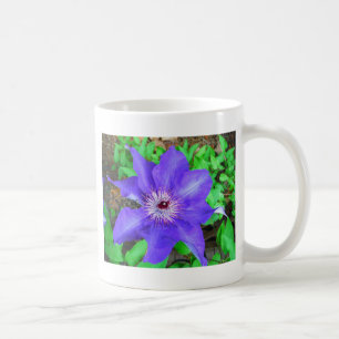 Lila Clematis Flower Kaffemugg