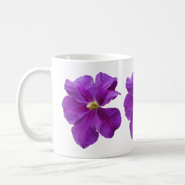 Lila Clematis Mugg (Vänster)