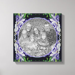Lila Clematis Ram Create Your Own Foto Canvastryck