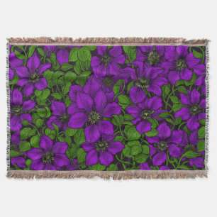 Lila Clematis vine Filt