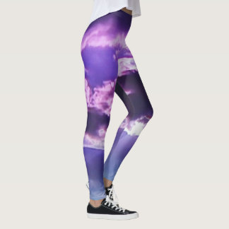 Lila Clouds Leggings