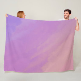 Lila Clouds på Twilight Fleecefilt