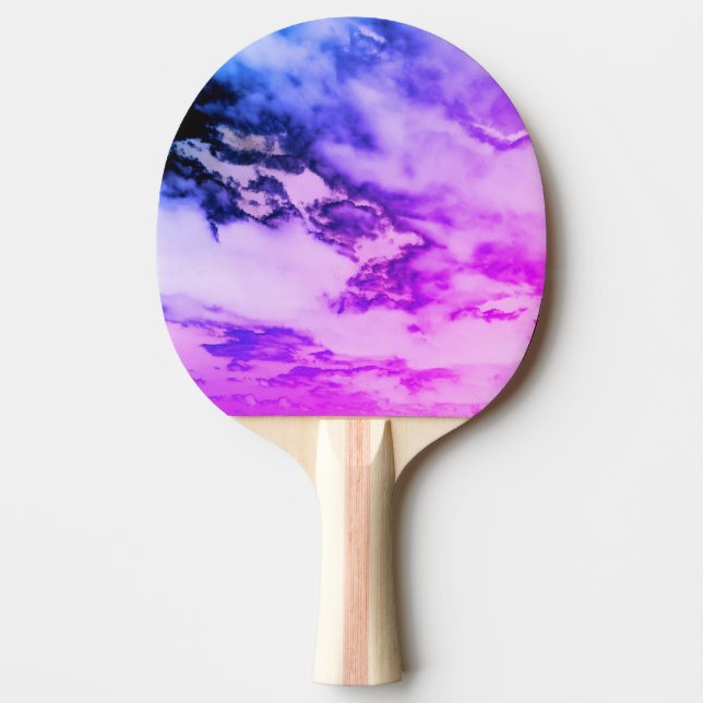 Lila Clouds Pingisracket (Framsidan)