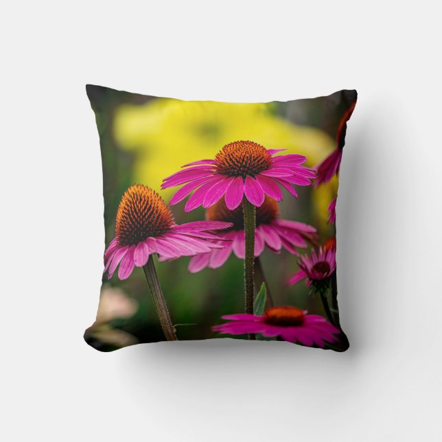 Lila Conblomma Kudde (Framsida)