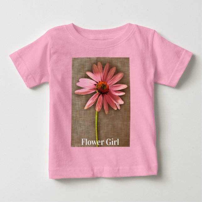 Lila Cone Flower Echinacea purpurea T Shirt (Framsida)