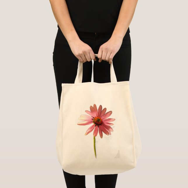 Lila Cone Flower Echinacea purpurea Tygkasse (Framsida (produkt))