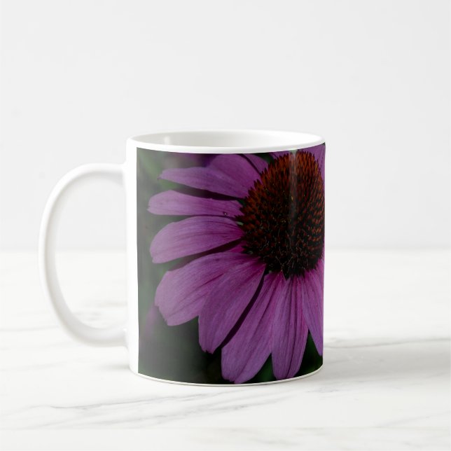 Lila Coneflower Kaffemugg (Vänster)