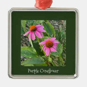 Lila Coneflowers Ornament