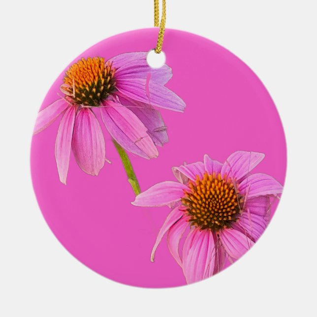 Lila Coneflowers Ornament (Framsidan)