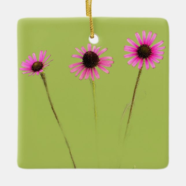 Lila Coneflowers Ornament (Framsida)