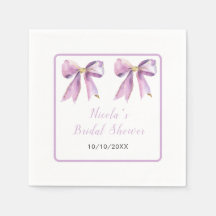 Lila Coquettebåge Bröllopsdusch