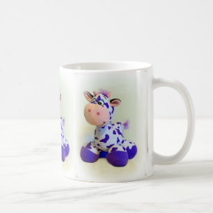 Lila Cow Kaffemugg