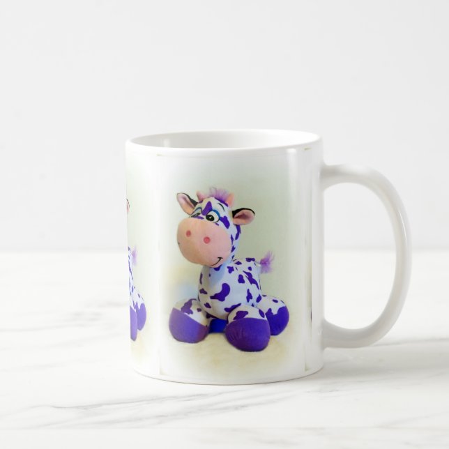 Lila Cow Kaffemugg (Höger)