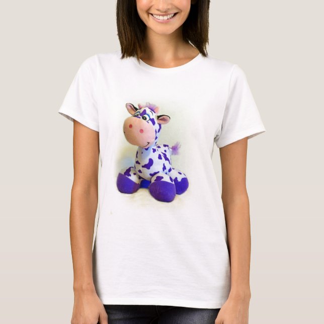 Lila Cow T-shirt (Framsida)