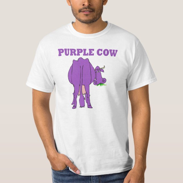 Lila Cow T-shirt (Framsida)