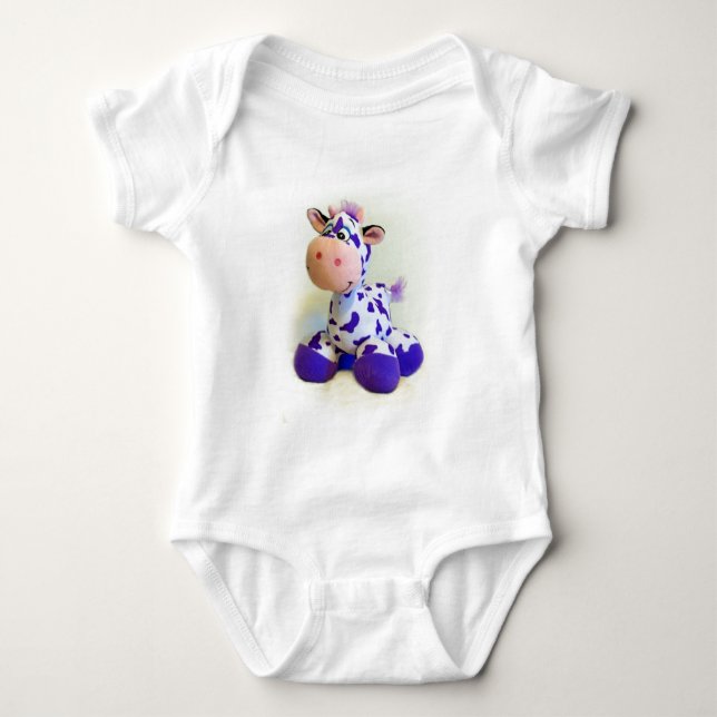 Lila Cow Tee (Framsida)