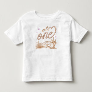 Lila Cowgirl First Birthday Tee Shirt