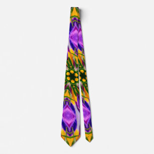 Lila Crocus Mönster Slips