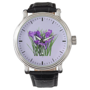 Lila Crocuses Armbandsur