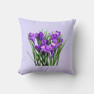 Lila Crocuses Kudde