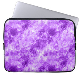 Lila Crumged Struktur Laptop Sleeve