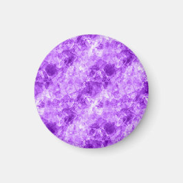 Lila Crumged Struktur Magnet