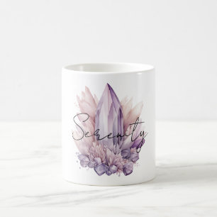 Lila Crystals Kaffemugg