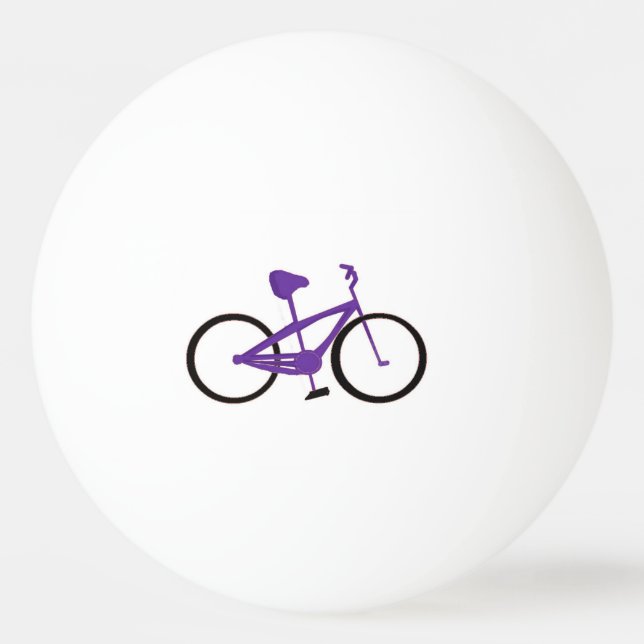Lila cykel pingisboll (Framsidan)