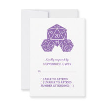 Lila D20-disksvarskort