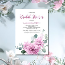 Lila Dahlia Eucalyptus Greenery Möhippa