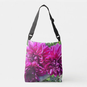 Lila Dahlia Flower Bag Axelväska