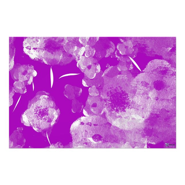 LILA DAHLIOR FOTOTRYCK (Framsidan)