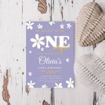 Lila daisy är inte hennes första födelsedag