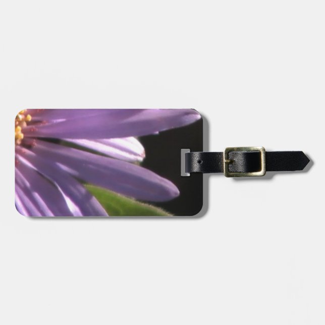 Lila Daisy Bagagebricka (Horisontell Framsida)