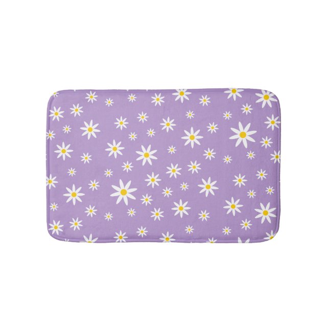 Lila Daisy Bath Mat Badrumsmatta (Framsidan)