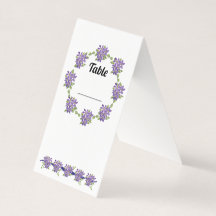 Lila Daisy Bord-kort