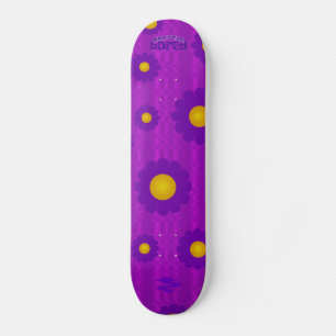 Lila Daisy Brattle Bored Skateboard Bräda 19,5 Cm
