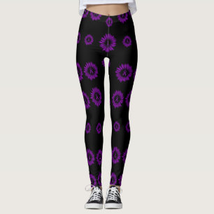 Lila Daisy...Daisy Leggings