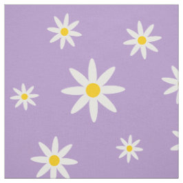 Lila Daisy Fabric Tyg