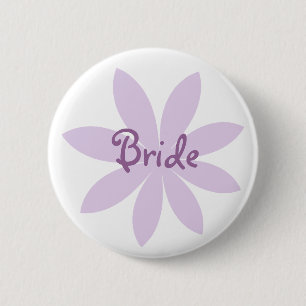 Lila Daisy Flower Bride Knapp