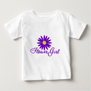 Lila Daisy Flower Girl Tee