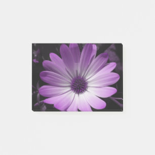 Lila Daisy Flower Post it notes Pad Post-it Block