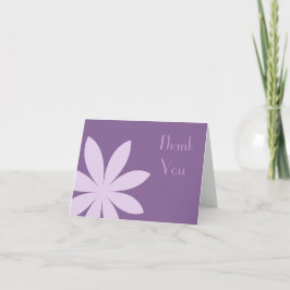 Lila Daisy Flower Tack Kort