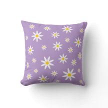 Lila Daisy Pillow